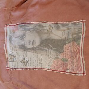 NU vintage Stevie Nicks Landslide distressed button down Size Small Made in USA
